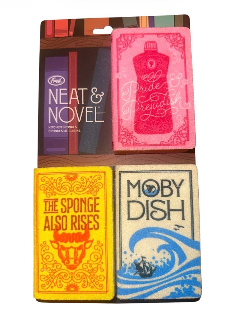 Fred Neat & Novel Novelty Kitchen Sponges - 3 pack